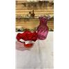 Image 1 : 2 ART GLASS BOWLS