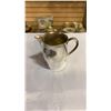 Image 10 : VITNAGE SILVER PLATE CREAM, SUGAR, STRAINER, TONGS
