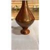 Image 10 : 2 SMALL VINTAGE METAL VASES