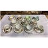 Image 2 : 11 BONE CHINA CUPS AND SAUCERS, ROYAL ALBERT, AYNSLEY AND OTHERS