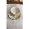 Image 31 : 11 BONE CHINA CUPS AND SAUCERS, ROYAL ALBERT, AYNSLEY AND OTHERS