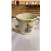 Image 4 : ROYAL DOULTON BUNNYKINS MUGS, BOWL, COIN BANK AND CLOCK