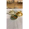 Image 2 : AYNSLEY AND MINTONS DEMI TASSE CUPS AND SAUCERS AND ROSENTHALL MINIATURE PLATE