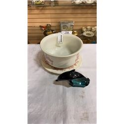 KINGSTON CHAMBER POT AND CHINA PLATE