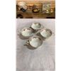 Image 13 : THOSE WERE THE DAYS QUEEN ANNE TEA SET, SILVER PLATE TRAY AND COLLECTABLES, COBALT GLASS CONDIMENT S