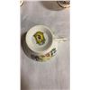 Image 14 : THOSE WERE THE DAYS QUEEN ANNE TEA SET, SILVER PLATE TRAY AND COLLECTABLES, COBALT GLASS CONDIMENT S