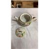 Image 6 : THOSE WERE THE DAYS QUEEN ANNE TEA SET, SILVER PLATE TRAY AND COLLECTABLES, COBALT GLASS CONDIMENT S