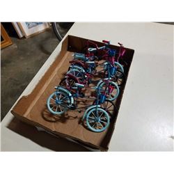 6 HAND MADE MINIATURE BIKES