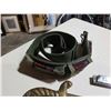 Image 3 : MILITARY BRASS BUTTONS, AMMO BELT, HARMONICA AND DECORATIVE SWORD