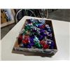 Image 1 : TRAY OF STUFFED BEAR ORNAMENTS