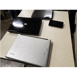 3 LAPTOPS - UNTESTED, 2 WITH NO BATTERY