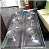 Image 2 : METAL TRAY WITH METAL CARRY ORGANIZERS AND CANDLE STANDS