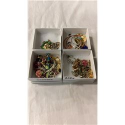 4 TRAYS OF VARIOUS JEWELLERY