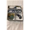 Image 1 : 4 TRAYS OF BEADED, STONE, TURQUOISED JEWELLERY
