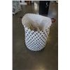 Image 1 : Hamper of new shower curtain, laundry bags and more