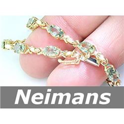 Antique Gem 1.75 ct Chrome Diopside & Diamond Ring 14kt