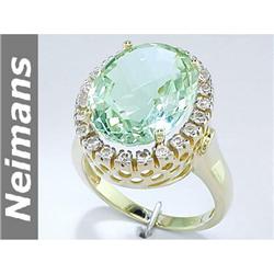 Antique 1.75 ct Pink Tourmaline & Diamond Ring 14k Gold