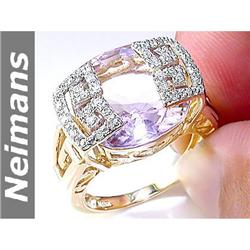 Vintage 2.25 ct Emerald & Diamond Ring 14kt Gold CERT