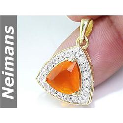 Antique 2.00 ct Blue Sapphire & Diamond Ring 14kt Gold