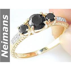 Vintage Gem 6.75 ct Sapphire & Diamond Pendant 14k Gold