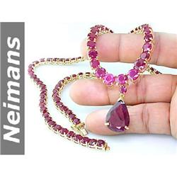 Certified 12.50 ct Sapphire & Diamond Bracelet 14k Gold