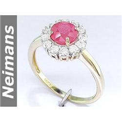 Certified 15.50 ct Pink Kunzite Ring 14kt Gold