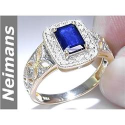 Certified 4.25 ct Pink Tourmaline & Diamond Ring 14kt