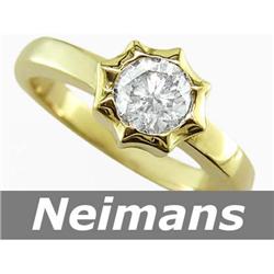 Certified .50 ct Songea Sapphire & Diamond Pendant 14kt