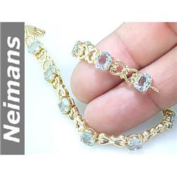 Antique 5.75 ct Pink Tourmaline & Diamond Earrings 14kt