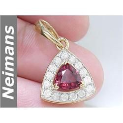 Vintage Certified 1.25 ct Tanzanite & Diamond Ring 14kt