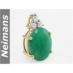 Men's - Gents 4.00 ct Certified Emerald Ring 14kt Gold