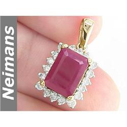 Certifed 4.75 ct Amethyst & VS Diamond Ring 14kt Gold