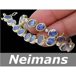 Gem 1.50 ct Certified Sapphire & Diamond Cocktail Ring