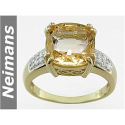 Fine 1.00 ct Gem Quality Pink Spinel & VS Diamond Ring