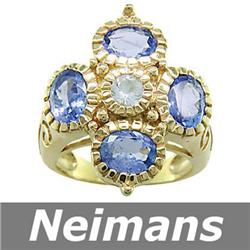 Finest Gem 5.75 ct Ruby & VS Diamond Ring 14kt Gold