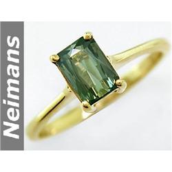 Men's Gents 3.00 ct Emerald & VS Diamond Deco Ring 14kt