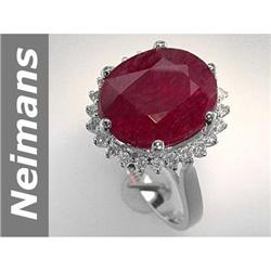 Vintage Deco 6.00 ct Orange Sapphire Pendant 14kt Gold