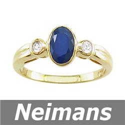 USGL Certified 38.25 ct Gem Sapphire Bracelet 14kt Gold