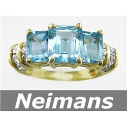 Gem Certified 5.25 ct Blue & White Sapphire Pendant 14K