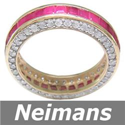 Certified 5.25 ct Aquamarine & VS Diamond Ring 14k Gold