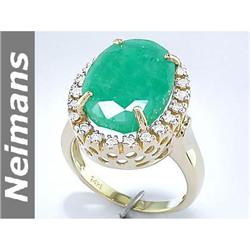 Men's Gents 7.00 ct Cert Ruby & VS Diamond Ring 14kt