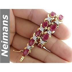 Certified 6.75 ct Pink Kunzite & Diamond Ring 14kt Gold