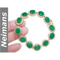 Gem Certified .50 ct Green Sapphire Pendant 14kt Gold