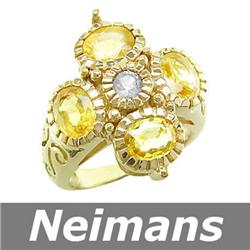 23.75 ct Certified Emerald Bracelet 14kt Gold