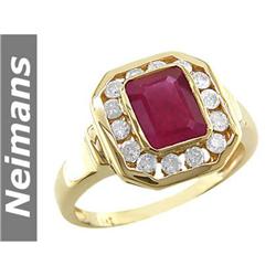 Certified 8MM Black Tahitian Pearl & Diamond Ring 14kt