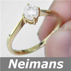 USGL Certified .50 ct Diamond Solitaire Ring 14kt Gold