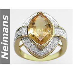 Gem Certified 6.75 ct Sapphire & Diamond Bracelet 14kt