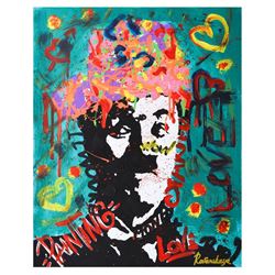 Nastya Rovenskaya- Mixed Media "Charlie's Hat"