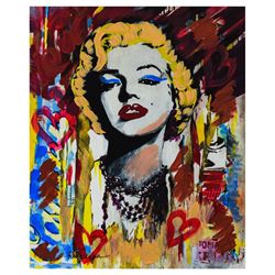 Nastya Rovenskaya- Mixed Media "Marilyn Monroe II"