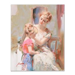 Pino (1939-2010), "The Recital" Artist Embellished Limited Edition on Canvas, Numbered and Hand Sign